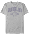 Fifth Sun Men's Alice In Wonderland College Short Sleeve T-shirt In Gray