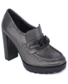 KENNETH COLE NEW YORK WOMEN'S JUSTIN LUG HIGH HEEL LOAFERS WOMEN'S SHOES