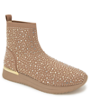Kenneth Cole Reaction Women's Cameron Jewel High Top Sneakers Women's Shoes In Tan/beige