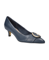 Bella Vita Quilla Kitten Heel Half D'orsay Pump In Blue