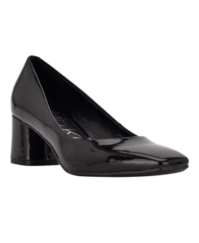 CALVIN KLEIN WOMEN'S ALANTA BLOCK HEEL DRESS PUMPS