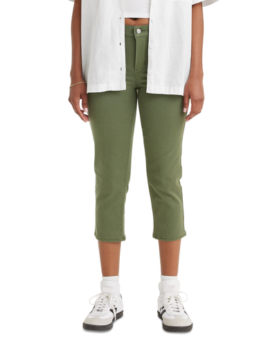 Levi's 311 Shaping Skinny Capri Pants In Thyme