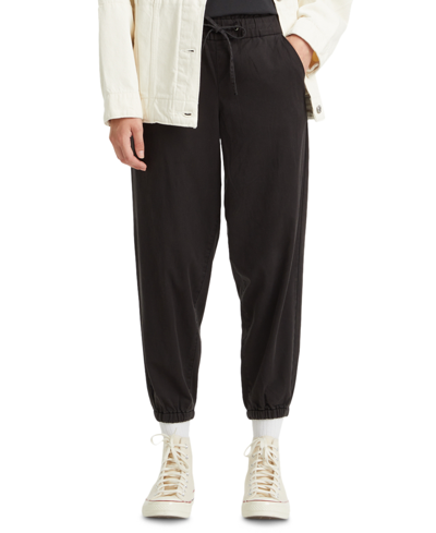 Levi's Women's Off-duty High Rise Relaxed Jogger Pants In Meteorite
