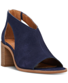 Lucky Brand Saimy Block Heel Sandal In Blue