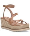 LUCKY BRAND WOMEN'S CAROLIE STRAPPY ESPADRILLE WEDGE SANDALS WOMEN'S SHOES