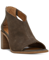 Lucky Brand Saimy Block Heel Sandal In Brown