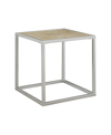 Madison Park Willow End Table In White