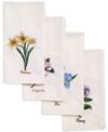 Portmeirion Botanic Garden 4-pc. Napkin Set In Ivory/cream