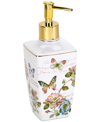 AVANTI BUTTERFLY GARDEN CERAMIC SOAP/LOTION PUMP