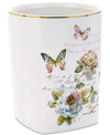 AVANTI BUTTERFLY GARDEN CERAMIC WASTEBASKET