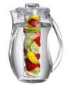 Prodyne Fruit Infusion Natural Fruit Flavor Pitcher In Brown