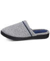 Isotoner Signature Women's Quilted Jersey Deena Clog With Memory Foam In Gray