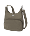 Travelon Anti-theft Classic Essential Messenger In Tan/beige