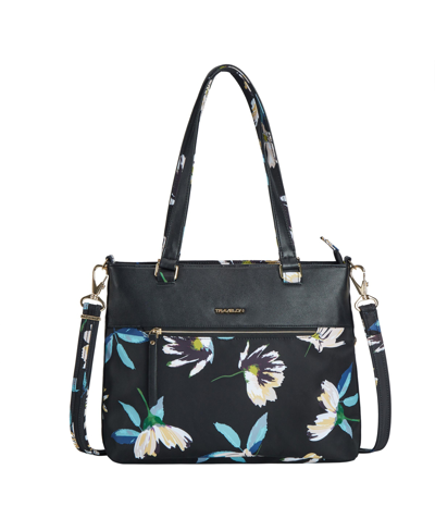 Travelon Anti-theft Addison Tote In Midnight Floral