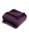 Vellux Luxury Plush Twin Blanket Bedding In Purple