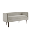 Madison Park Farrah Accent Bench In White