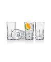 Godinger Crosby Square Highball - Set Of 4 In Multi