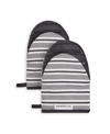 Kitchenaid Albany Mini 2-pc. Oven Mitt Set In Black