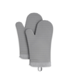 Kitchenaid Ribbed Soft Silicone 2-pc. Oven Mitt Set In Gray