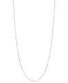 Macy's 14k Gold Necklace Adjustable 16-20" Box Chain (5/8mm) (also In White And Rose Gold) In White