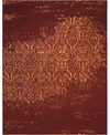 Nourison Opaline Opa08 Cinnabar Rug In Red