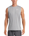 Nike Men's Hydroguard Swim Shirt In Gray