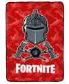 FORTNITE BLACK KNIGHT RED CAMO BLANKET, 62" X 90" BEDDING