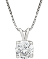 Grown With Love Igi Certified Lab Grown Diamond Solitaire 18" Pendant Necklace (1 Ct. T.w.) In 14k White Gold Or 14k In Gold