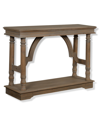 Stylecraft Trestle Side Table In Tan/beige