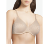 Chantelle Norah Full Coverage Molded Stretch Lace Bra In Tan/beige