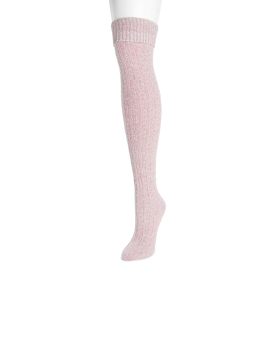 Muk Luks Women's Microfiber Over The Knee Socks In Elderberry