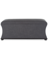 Safavieh Harpell Storage Bench In Gray