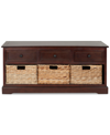 Safavieh Rosewind 3 Drawer Storage Unit In Multi
