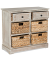 Safavieh Perkyn Cabinet In Blue