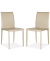Safavieh Nolyn Set Of 2 Dining Chairs In Gray