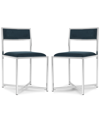Safavieh Kasane Side Chair (set Of 2) In Blue