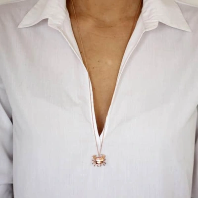 Gucci Crab Necklace Rose Gold