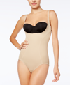 Maidenform Women's Firm Tummy-control Instant Slimmer Long Leg Open Bust Body Shaper 2556 In Tan/beige