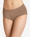 Jockey No Panty Line Promise Hip Brief Underwear 1372, Extended Sizes In Tan/beige