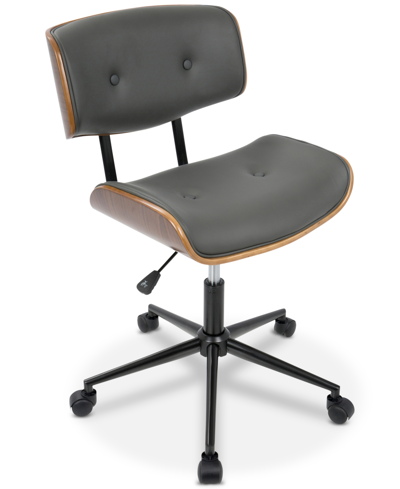 Lumisource Lombardi Office Chair In Gray