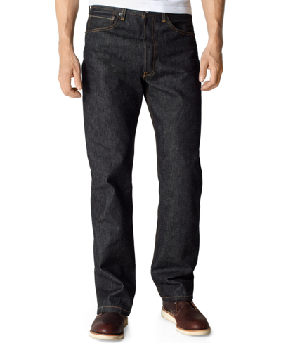 LEVI'S MEN'S 501 ORIGINAL SHRINK-TO-FIT NON-STRETCH JEANS