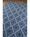 Erin Gates Easton Eas-1 Machine-washable Pleasant Gray 7'6" X 9'6" Area Rug In Blue