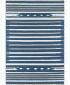 Erin Gates Thompson Tho-1 Billings Denim 2'3" X 8' Runner Area Rug In Blue