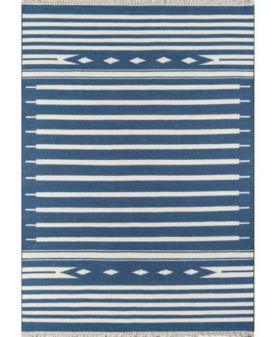 Erin Gates Thompson Tho-1 Billings Denim 5' X 7'6" Area Rug In Blue