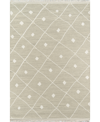 Erin Gates Thompson Tho-3 Appleton Ivory 5' X 7'6" Area Rug In Green