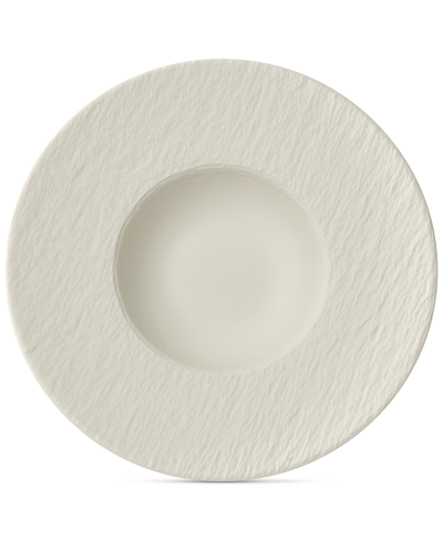 Villeroy & Boch Manufacture Rock Pasta Plate In White