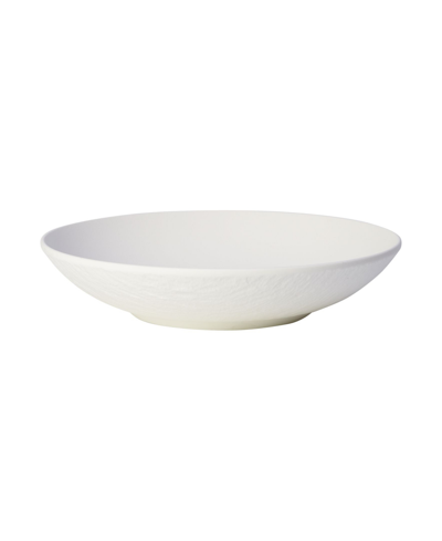 Villeroy & Boch Manufacture Rock Shallow Pasta Bowl In White