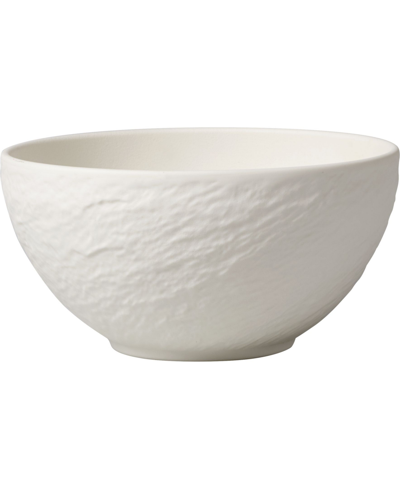 Villeroy & Boch Manufacture Rock Rice Bowl In White