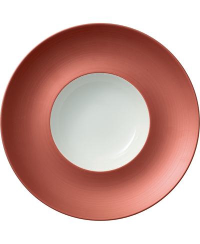 Villeroy & Boch Manufacture Glow Pasta Bowl/deep Rim Plate In Brown