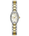 Caravelle Designed By Bulova Women's Two-tone Stainless Steel Bracelet Watch 18x24mm Women's Shoes In White